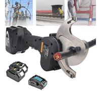 Battery Operated Hydraulic Cable Cutter, Electric Ratchet Wire Cutting Tool for Copper & Aluminum Cables, Portable Heavy-Duty Electric Cutter for Electrical Tasks