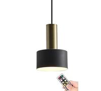 Battery Operated Mini Pendant Light with Remote - Modern Cordless Ceiling Fixture for Kitchen Island, Bedroom, Dining Room, Bar - Stylish Indoor Lighting in Blue
