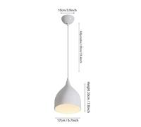 Battery Operated Pendant Light with Remote Control - Modern Wireless Chandelier Fixture No Wiring Needed for Indoor Use - Perfect for Kitchen Island Dining Room Living Room Farmhouse Decor