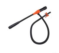 Battery Operated Siphon Pump, Electric Oil Extractor Transfer Tool for Diesel Fuel Water, Portable Fast Flow Liquid Mover with 90cm Hose for Garage Workshop(Orange)