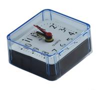 Battery Operated Small Bedside Alarm Clock Quartz Movement with Beeping Sound Easy to Read Numbers and Compact Size for Waking Up (blue)