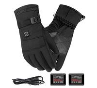 Battery Operated Thermal Gloves, Rechargeable Touch Screen Gloves, Winter Manual Warming Accessory for Skiing, Motorcycle, Hiking, Climbing