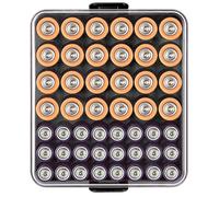 Battery Organiser Storage Case, Battery Box for 48pcs AA AAA Batteries