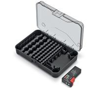 Battery Organiser with Tester Storage Box 85 Slots Professional Wall Mountable