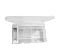 Battery Organizer Box with Built-in Tester, Compact ABS Storage Case for 2A 3A Cells Drawer Organization, Home Battery Sorting, and Travel Carry Travel Keeper