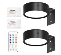Battery Paintings Art Light - Magnetic LED, Remote Control | Rechargeable Wireless Wall Lights for Art, Picture Frame, Staircase, Bedroom, Corridor, Bedside with 3 Color Temperatures, Touch Controls