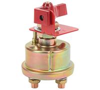 Battery Power Cut Isolator Switch, Manual Rotary, 12V - 48V, Heavy Duty Copper Steel - Durable Die Cast Handle, Key Lock Safety, Ideal for Cars Boats RVs