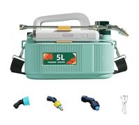 Battery Powered Backpack Sprayer with 3 Nozzles, Rechargeable Handle, and Adjustable Strap for Garden and Lawn Care