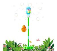 Battery Powered Bubble Machine,Toy Blowing Lamp Post,Bubble Machine for with Lights and Music - For Boys And Girls Outdoor Birthday Party In The Garden