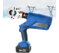 Battery Powered Cable Crimping Tool,Hydraulic Cable Lug Crimper,with Dies,Rechargeable Hydraulic Crimper for Cu/Al Terminal, Household and Industrial Crimping Wire Cable(EZ-300)