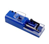 Battery-Powered Cigarette Maker, Portable Small USB Rechargeable Machine, 220V(Blue)
