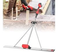 Battery Powered Concrete Leveling Tool Kit with Vibration Plates for Finishing and Compaction