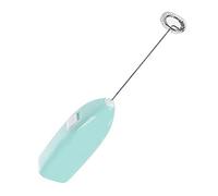 Battery Powered Cordless Hand Mixer Small Plastic Metal Easy to Use Suitable for Home Hotels and Cafes (Blue)