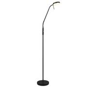 Battery Powered Cupboard Light Black Moreno LED Floor Matt CCT Rechargeable