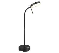 Battery Powered Cupboard Light Black Moreno LED Table Matt CCT Rechargeable