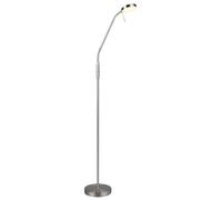 Battery Powered Cupboard Light Silver Moreno LED Floor Matt Nickel CCT