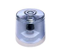 Battery Powered Desk Sharpener with Automatic Pencil Cutting and Clear Shavings Cup for Home School Writing Tasks Electric Pencil Sharpener Battery Powered Desk Transparent Shavings Bin Top Entry