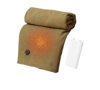 Battery Powered Electric Blanket Soft Zipper Heated Shawl with 3 Heating Levels | Portable Wireless Electric Heated Blanket, Plug In Use For The