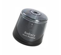 Battery Powered Electric Pencil Sharpener, Electric Pencil Sharpener Battery Operated Stationery School Supplies Portable for School Office Home (Black)