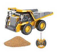 Battery Powered Excavation Lorry - Interactive Builder Automobile Model, Illuminated Cargo Transporter Kit | Realistic Mechanical Worksite Hauler, Children Adventure Equipment For Christmas