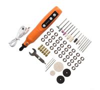 Battery Powered For Mini Cordless Rotary Tool with USB Charging, 5 Speed Adjustment, 58 Rotating Accessories, and Storage Case for Polishing, Grinding, and Cutting
