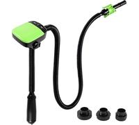 Battery Powered Fuel Transfer Pump with Auto-Stop Sensor,Electric Transfer Pump with 3 Size Adapter, 2.4 GPM Flow Rate,Flexible Hose for Gas, Diesel, Water, Non-Corrosive Liquids