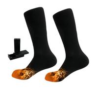 Battery Powered Heated Socks Winter Warm Cotton Foot Warmer for Skiing Camping Hiking Outdoor Activities Cold Weather Discomfort Solution Warmth Blood Circulation Soft Comfortable Gift