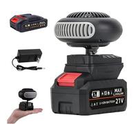 Battery Powered Heater, Battery Operated Heater with Anti-Tilt, Rechargeable Portable Heaters, Car Window Defogger Long Lasting Quiet, Fast Long Lasting Heating (5-cell Battery * 1)