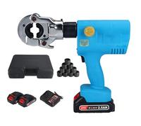 Battery Powered Hydraulic Crimping Tool, Cordless Electric Crimper for Copper Aluminum Terminals, Portable Wiring Kit, Professional Crimp Tool for Easy Use