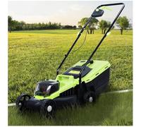 Battery Powered Lawn Mower, Self-propelled with Height Adjustment and Removable Bag for Healthy Lawn Maintenance
