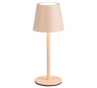 Battery Powered Light Beige Diaz LED Table IP44 Sand Rechargable Portable Trio