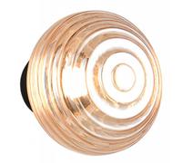 Battery Powered Light Black Earl LED Wall Matt Amber Glass USB Rechargeable Trio