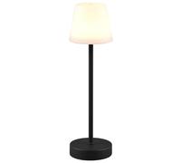 Battery Powered Light Black Martinez LED Table IP44 Matt CCT Rechargable
