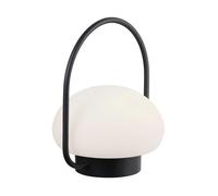 Nordlux Sponge To Go Outdoor Patio Terrace Plastic Battery Light In White (Diam) 22.5Cm