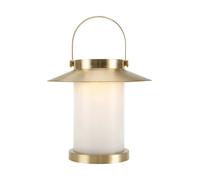 Battery Powered Light Brass Temple 30 To-Go LED IP54 Portable Solar Nordlux