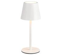 Battery Powered Light White Diaz LED Table IP44 Matt Rechargable Portable Trio