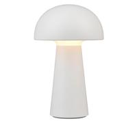 Battery Powered Light White Lennon LED Table IP44 Rechargable Portable Trio