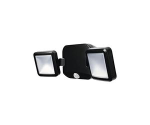 Battery powered luminaire LED: for wall, Battery LED Spotlight Double / 10 W, 6 V, beam angle: 95°, Cool White, 4000 K, body material: acrylonitrile butadiene styrene (abs), IP54, 1-pack