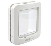 Battery-Powered Microchip Pet Door (Large) - Stores Up to 32 Different Microchip Numbers - Can Be Programmed To Lock/Unlock at Specified Times Suitable for Large Cat Breeds/Small Dogs