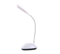 Battery Powered Minis LED Desk Lamp 360 Degree Rotation Adjustable Gooseneck Hose Eye Protections Reading Night Light Eye Caring Desk Light