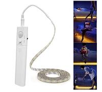 Battery Powered,Motion Sensor Led Light Strips Smart Night Light Motion Activated Led Strip Light for Room Cool White Light-5M / 16.4ft