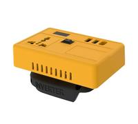 Battery Powered Power Inverter - Portable Power Source Station - Multi-Functional Plug Socket, 21V To 200-220V Converter Use For Travel, Campervan And Camping