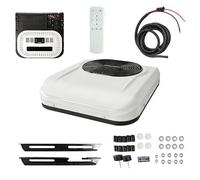 Battery Powered RV Air Conditioner 12V 24V DC Rooftop AC Unit 1800W Cooling Output for Truck Camper Van Motorhome Inverter Parking AC(Scroll Type,12V)