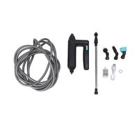 Battery Powered Sprayer Wand, Rechargeable Electric Sprayer Telescopic Spray Wand Portable Watering Wand with 3 Nozzles and Hose for Garden Lawn Yard Plant Weed, Adjustable (#2)
