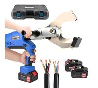 Battery Powered Wire Cutting Tool,150KN/180KN/250KN Cordless Cable Cutter,with Led Display and DC18V/4.0Ah lithium battery for Cutting Overhead Cable 120C