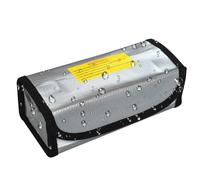 Battery Protection Bag - Fireproof Battery Holder Guard Waterproof Transportation, Safe Storage Luggage for Camping Daily Home Travel Jettle Clear Battery Storage Box Battery Safety Bag