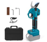 Battery Pruning Shears, 500 W Brushless Battery Pruning Shears, Compatible with Makita Battery, Opening 50 mm, Max 35 mm Cutting Diameter, Battery Tree Shears with Replacement Blade for Tree Pruning
