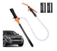Battery Pump - Water Transfer Siphon, Portable Liquid Extractor, Efficient Battery Operated Design with Hose | Fish Tank Boat Car RV Generator Lawn Mower Construction