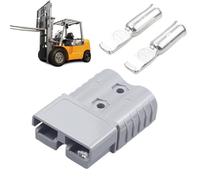 Battery Quick Connector | Double Pole Quick Connection Charging Port | Charging Plug for Vehicle Batteries | For Trucks Vehicle Automotive SUV Pickup Boat Recovery Winch Towing System