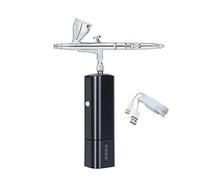 Battery Replaceable Integrated Mini Airbrush Air Brush Compressor with Dual Action Gun Wireless Precise Control(18cm)